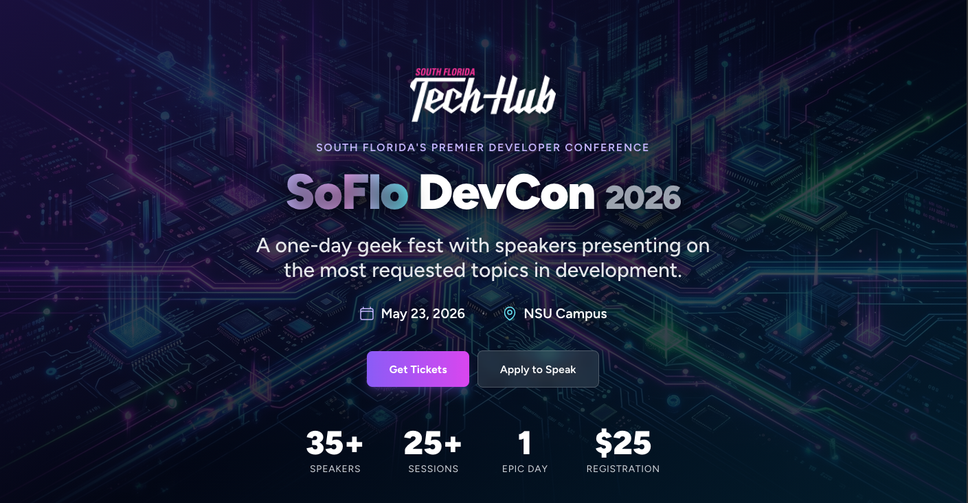 SoFloDevCon 2026